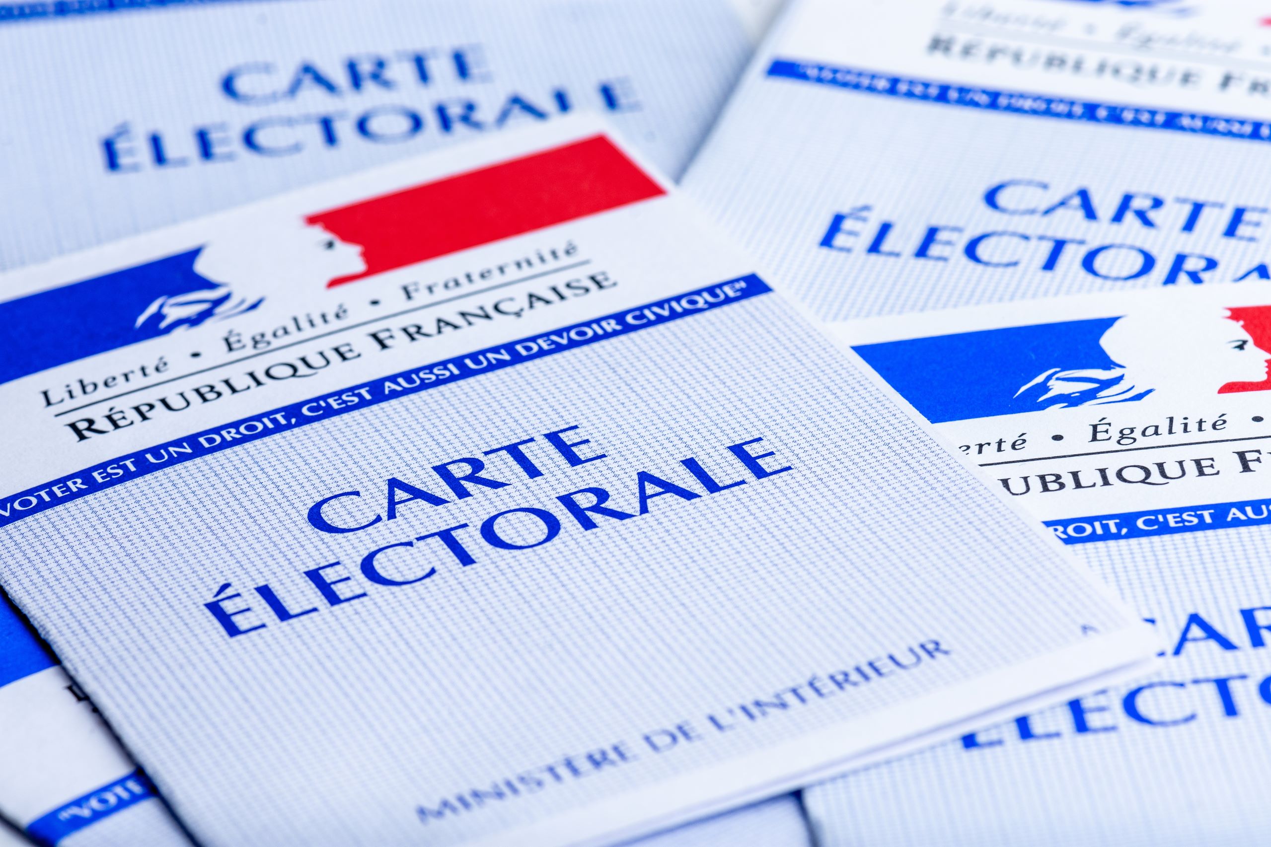 carte électorale intention de vote