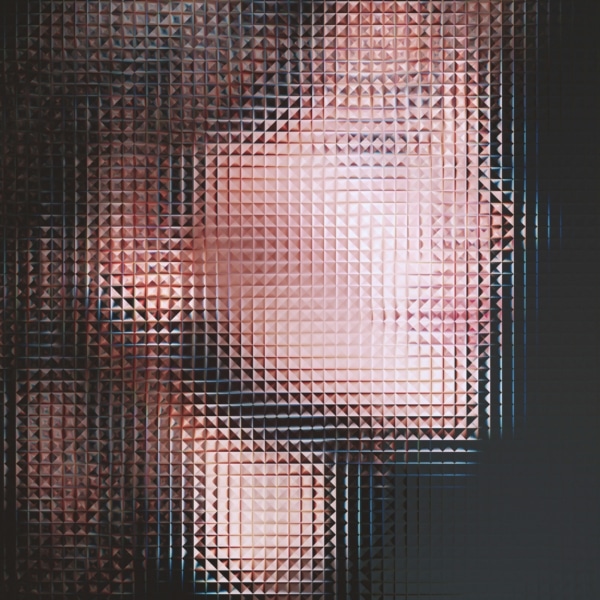 Visage femme floutée
